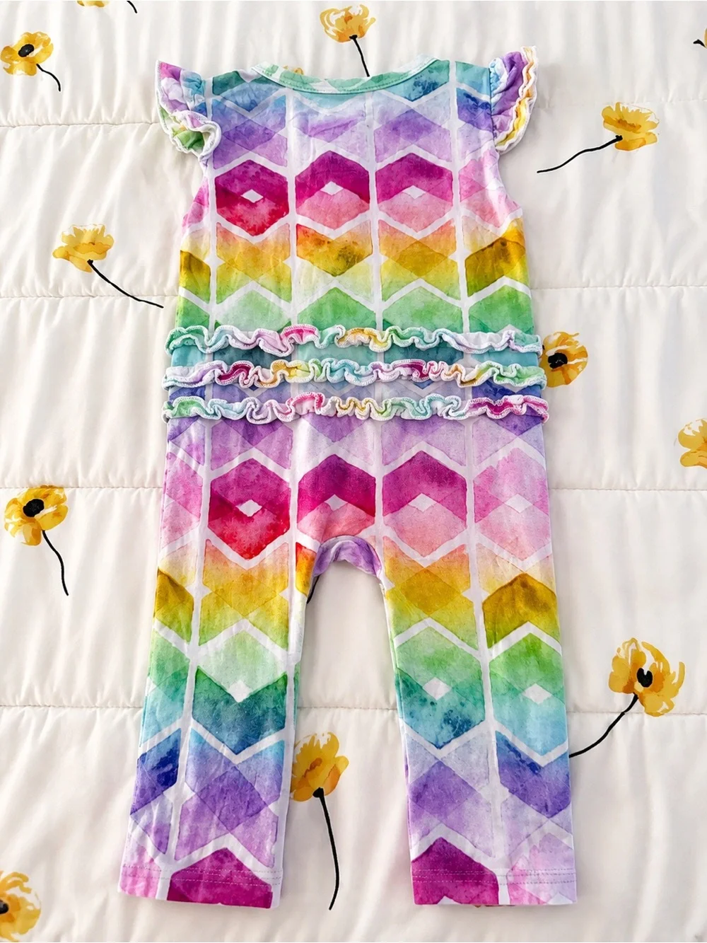 Bums and Roses colorful chevron